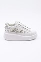 Karl Lagerfeld sneakers din piele ANAKAPRI platformă alb KL63525.01S