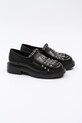 Karl Lagerfeld mocasini de piele MACIE KL41225.00S negru SS25