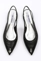 Karl Lagerfeld balerini de piele KERRIE negru KL40151.000