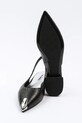 Karl Lagerfeld balerini de piele KERRIE KL40151.000 negru