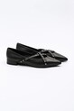 Kožené balerínky Karl Lagerfeld KERRIE KL40155.000 čierna SS25