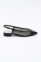 Karl Lagerfeld baleriny KERRIE syntetyczny czarny KL40153.M0S
