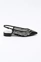 Karl Lagerfeld balerini KERRIE piele negru KL40153.M0S