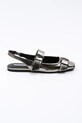 Karl Lagerfeld balerini de piele KONNIE piele argintiu KL40186A.0SL