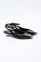 Karl Lagerfeld baleriny skórzane MILLIE KL40134.000 czarny SS25