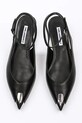 Karl Lagerfeld baleriny skórzane MILLIE KL40134.000 czarny