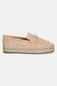 Coach espadryle zamszowe Camilla CR046.EQO beżowy SS25