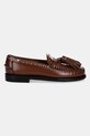 Weekend Max Mara mokasyny skórzane WEEKENDAN 2515521014600.TOBACCO brązowy SS25