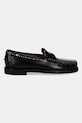Weekend Max Mara mocasini de piele WEEKENDAN 2515521014600.BLACK negru