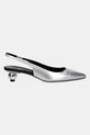 Weekend Max Mara pantofi de piele GALLICO 2515521034600.SILVER argintiu SS25
