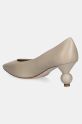 Încălțăminte Weekend Max Mara stilettos de piele RENZA 2515521054600.SAND bej