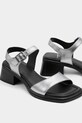 Vagabond Shoemakers sandale de piele INES 5911.083.79 argintiu