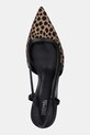 MICHAEL Michael Kors tocuri din piele intoarsa Alora bej 40R5ALMP2H.293