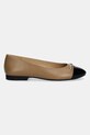 MICHAEL Michael Kors balerini de piele Rebecca 40F4RBFP1L.297 bej SS25