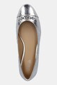 Μπαλαρίνες MICHAEL Michael Kors Rebecca ασημί 40R5REFP1M.040