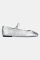 Kožené balerínky Kennel & Schmenger Leila 51.11650.412 strieborná SS25