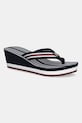 Tommy Hilfiger șlapi IM PLATFORM BEACH SANDAL coturn bleumarin FW0FW08371