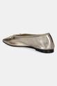 Взуття Шкіряні балетки Tommy Hilfiger BALLERINA SOFT LEATHER METALLIC FW0FW08452 золотий