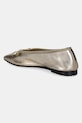 Obuv Kožené balerínky Tommy Hilfiger BALLERINA SOFT LEATHER METALLIC FW0FW08452 zlatá