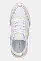 Кожаные кроссовки Tommy Hilfiger CASUAL FASHION RUNNER LTHR белый FW0FW08325