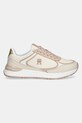 Шкіряні кросівки Tommy Hilfiger CASUAL FASHION RUNNER LTHR FW0FW08325 бежевий SS25
