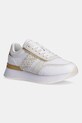 Αθλητικά Tommy Hilfiger LUX MONOGRAM RUNNER δέρμα σαμουά λευκό FW0FW08387