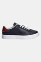 Шкіряні кросівки Tommy Hilfiger ESSENTIAL COURT SNEAKER FW0FW08320 темно-синій SS25