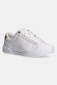 Шкіряні кросівки Tommy Hilfiger CHIC COURT SNEAKER замша білий FW0FW08382