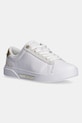 Tommy Hilfiger sneakersy skórzane CHIC COURT SNEAKER skóra zamszowa biały FW0FW08382