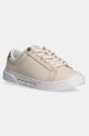 Кожаные кроссовки Tommy Hilfiger CHIC COURT SNEAKER замш бежевый FW0FW08382