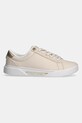Шкіряні кросівки Tommy Hilfiger CHIC COURT SNEAKER FW0FW08382 бежевий SS25
