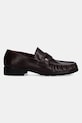 Tommy Hilfiger mokasyny skórzane LOAFER SOFT NAPPA PLEATED TOE FW0FW08362 bordowy SS25