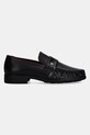 Шкіряні мокасини Tommy Hilfiger LOAFER SOFT NAPPA PLEATED TOE FW0FW08362 чорний SS25