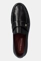 Шкіряні мокасини Tommy Hilfiger LOAFER SOFT NAPPA PLEATED TOE чорний FW0FW08362
