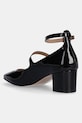 Încălțăminte Tommy Hilfiger pantofi de piele PUMP DOUBLE STRAP PATENT LEATHER FW0FW08566 negru