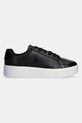 Кожаные кроссовки Tommy Hilfiger TH PLATFORM COURT SNEAKER FW0FW08614 чёрный SS25