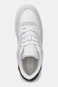 Шкіряні кросівки Tommy Hilfiger ESSENT BASKET SNEAKER METALLIC білий FW0FW08615