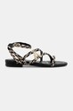 Кожаные сандалии Patrizia Pepe 8X0088.L109.X1HM чёрный SS25