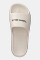 Tommy Jeans klapki TJW FLATFORM POOL SLIDE ESS beżowy EN0EN02763