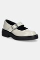 Шкіряні туфлі Tommy Jeans TJW MARY JANE SHOE віденський бежевий EN0EN02723