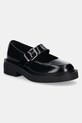 Шкіряні туфлі Tommy Jeans TJW MARY JANE SHOE віденський чорний EN0EN02723
