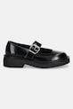 Kožené poltopánky Tommy Jeans TJW MARY JANE SHOE EN0EN02723 čierna SS25