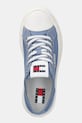 Tenisky Tommy Jeans TJW FOXING FLATFORM SNEAKER LOW modrá EN0EN02713