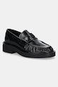 Tommy Jeans mocasini de piele TJW ORIGIN LOAFER piele negru EN0EN02708