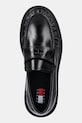Tommy Jeans mocasini de piele TJW ORIGIN LOAFER negru EN0EN02708