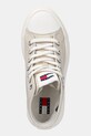 Tommy Jeans tenisi TJW FOXING FLATFORM SNEAKER HIGH bej EN0EN02704