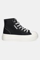 Tommy Jeans tenisi TJW FOXING FLATFORM SNEAKER HIGH EN0EN02704 negru SS25
