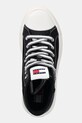 Tommy Jeans tenisi TJW FOXING FLATFORM SNEAKER HIGH negru EN0EN02704