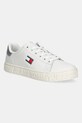 Tommy Jeans sneakers din piele TJW LOGO SNEAKER ESS alb EN0EN02703