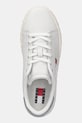 Tommy Jeans sneakers din piele TJW LOGO SNEAKER ESS alb EN0EN02703